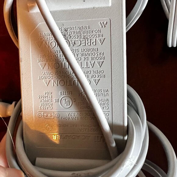 Nintendo Wii RVL-001 Console White With Cords & Sensor‎ Bar Tested - Picture 8 of 10